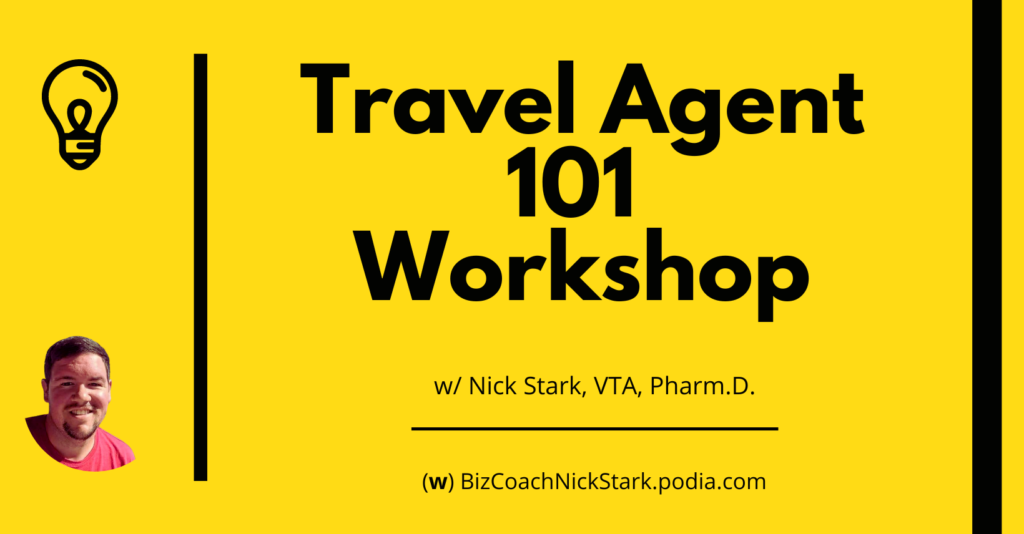 travel agent 101 training and workshop